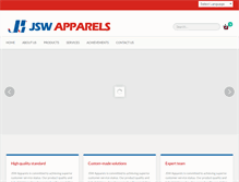 Tablet Screenshot of jswapparels.com